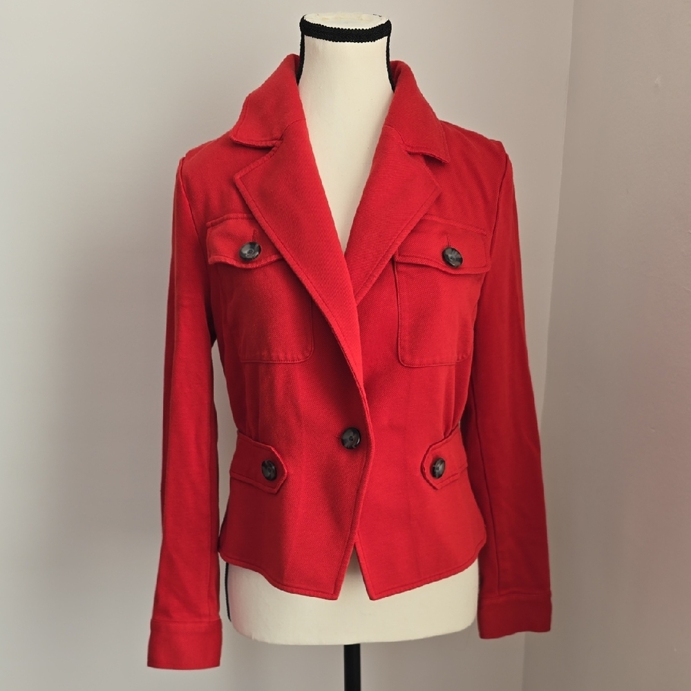 CAbi "Little Red Jacket" Blazer Size 6